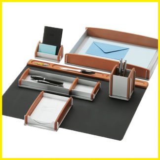 e) Schreibtisch-Sets
